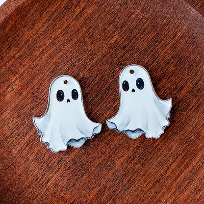 Classic Ghost Earring Blank (1 Pair), Acrylic Print & Cut, Laser Blank #81