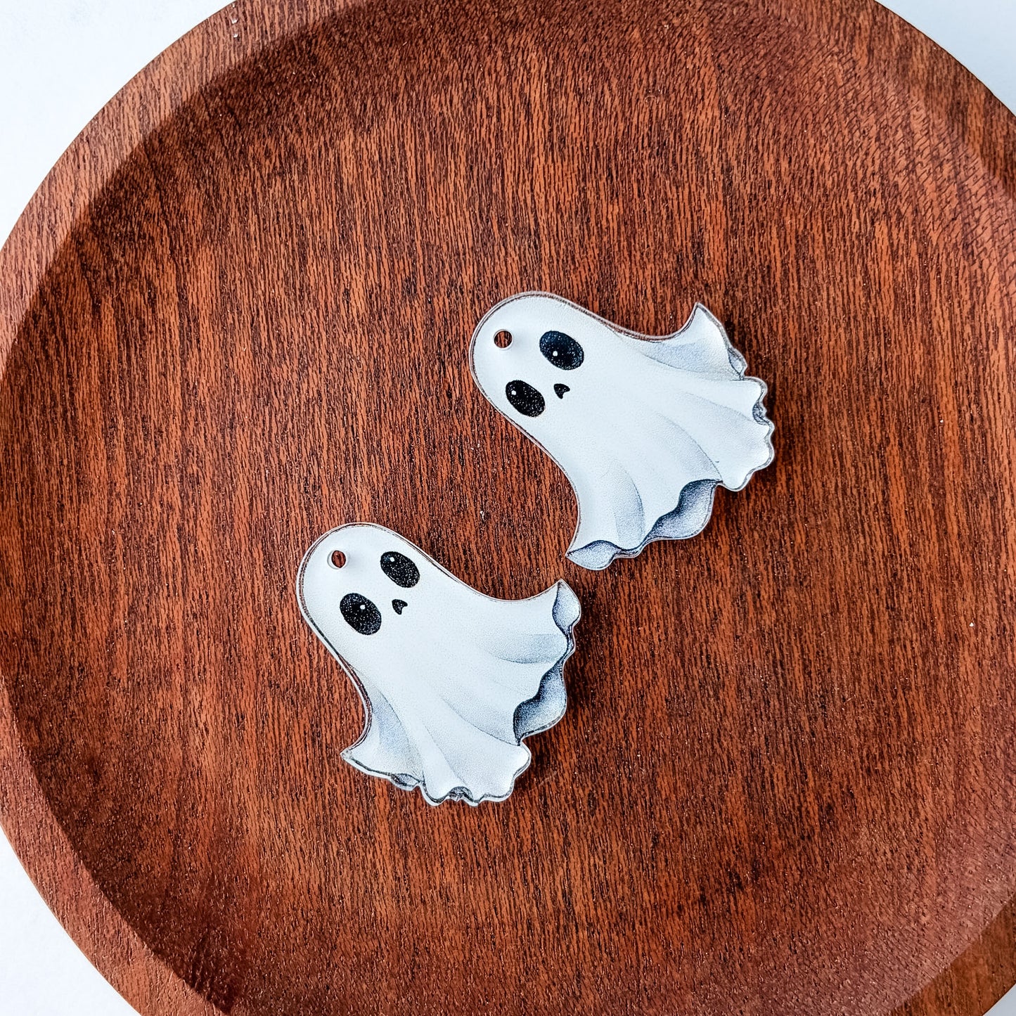 Classic Ghost Earring Blank (1 Pair), Acrylic Print & Cut, Laser Blank #81
