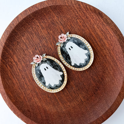 Antique Haunting Earring Blank (1 Pair), Acrylic Print & Cut, Laser Blank #83