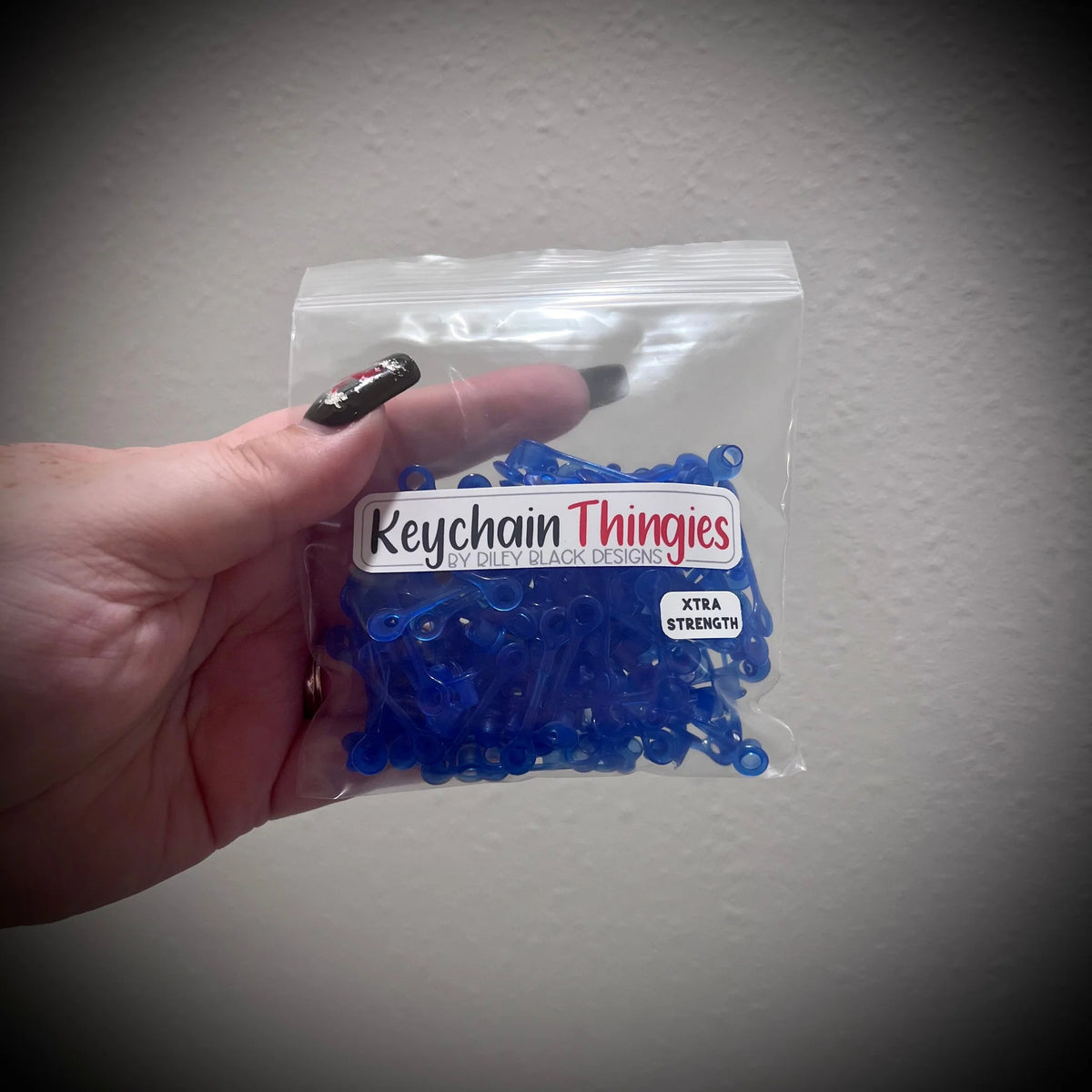 Blue Xtra Strength Keychain Thingies, 100 Pieces, KT #14