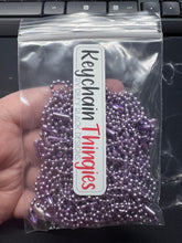 SIlver Ball and Chain Keychain Thingies, 50 Pieces, KT #20