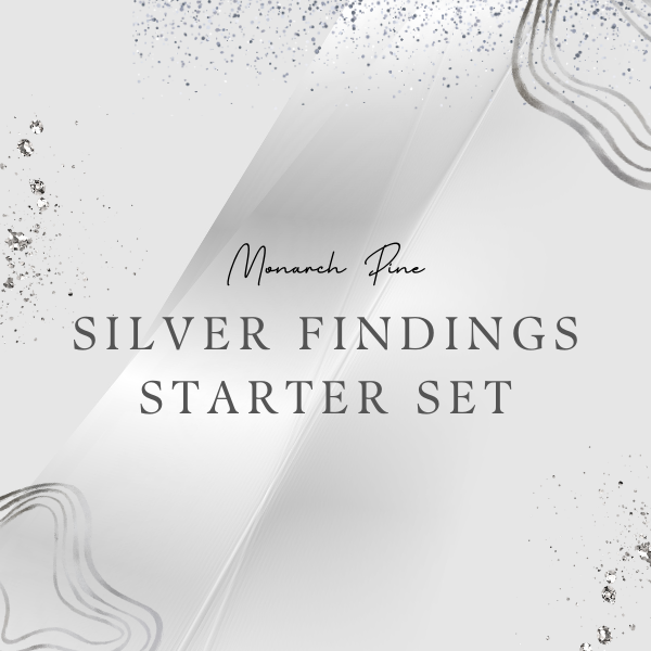 Large Silver Jewelry Findings Starter Kit (Please Read Description), Jump Rings/Hooks/Studs/Charms/Links/Pendants Sampler Set