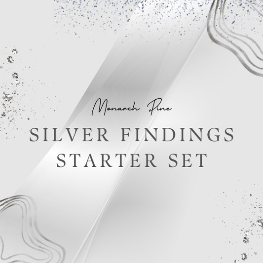 Large Silver Jewelry Findings Starter Kit (Please Read Description), Jump Rings/Hooks/Studs/Charms/Links/Pendants Sampler Set