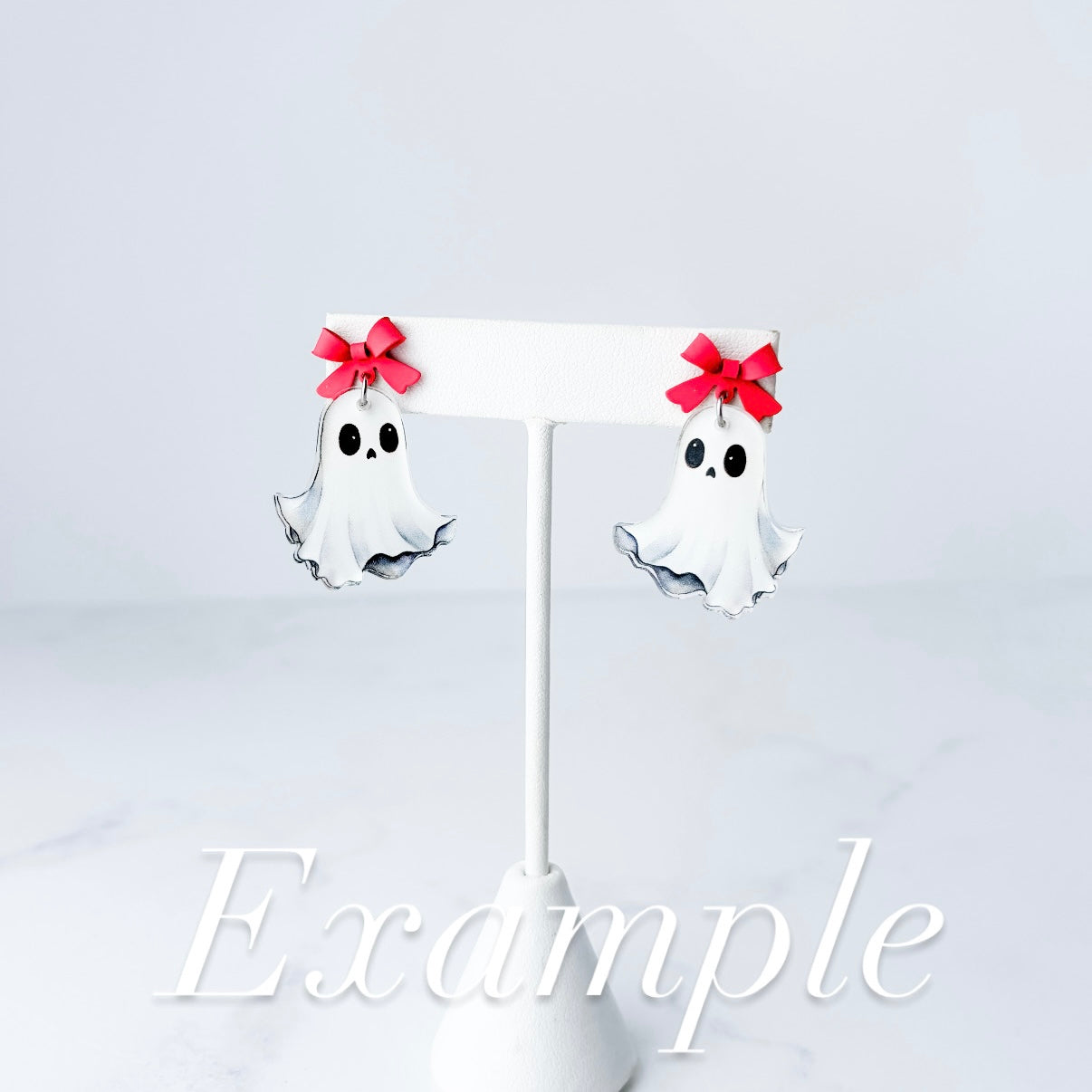 Classic Ghost Earring Blank (1 Pair), Acrylic Print & Cut, Laser Blank #81