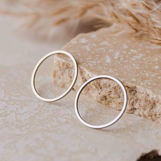 20mm Silver Stainless Steel Circle Linking Rings (Smooth), 10 Pieces