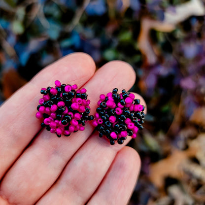 NEW HEARTBREAKER Mix 15mm Small Seed Bead Topper, 1 Pair, Seed Bead #69