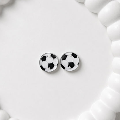 Soccer Two-Hole Connector Blank (5 Pairs), Acrylic Print & Cut, Laser Blank #48