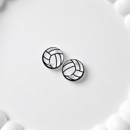 Volleyball Two-Hole Connector Blank (5 Pairs), Acrylic Print & Cut, Laser Blank #45